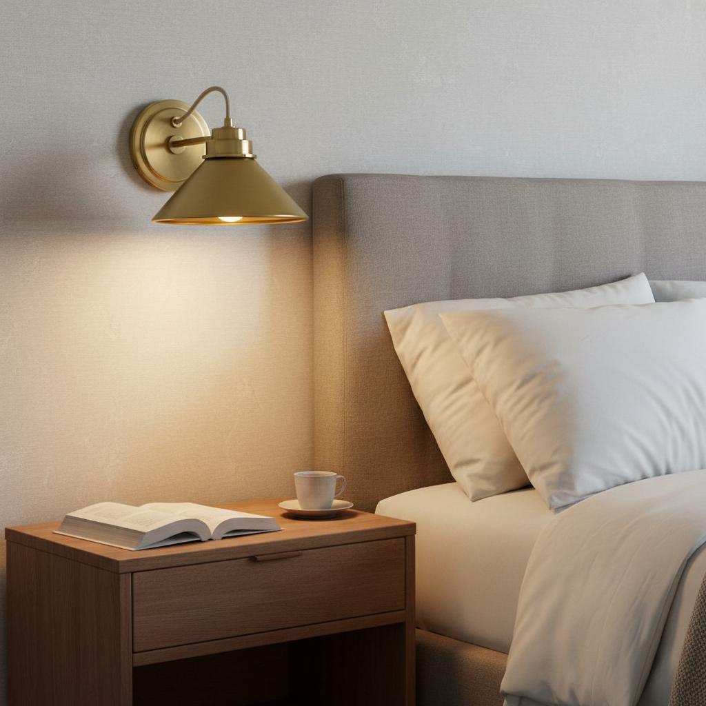 Grange Wall Lamp Metal&Glass