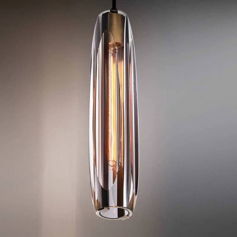 Arisha Brass Designer LED Glass Pendant Lamp - Letslighting
