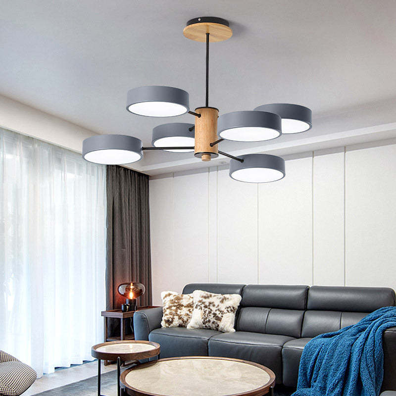 Arisha Art Deco Pendant Light Wood - Letslighting