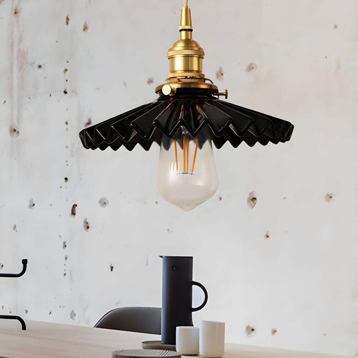 Silva Industrial Vintage Rustic Metal Pendant Light