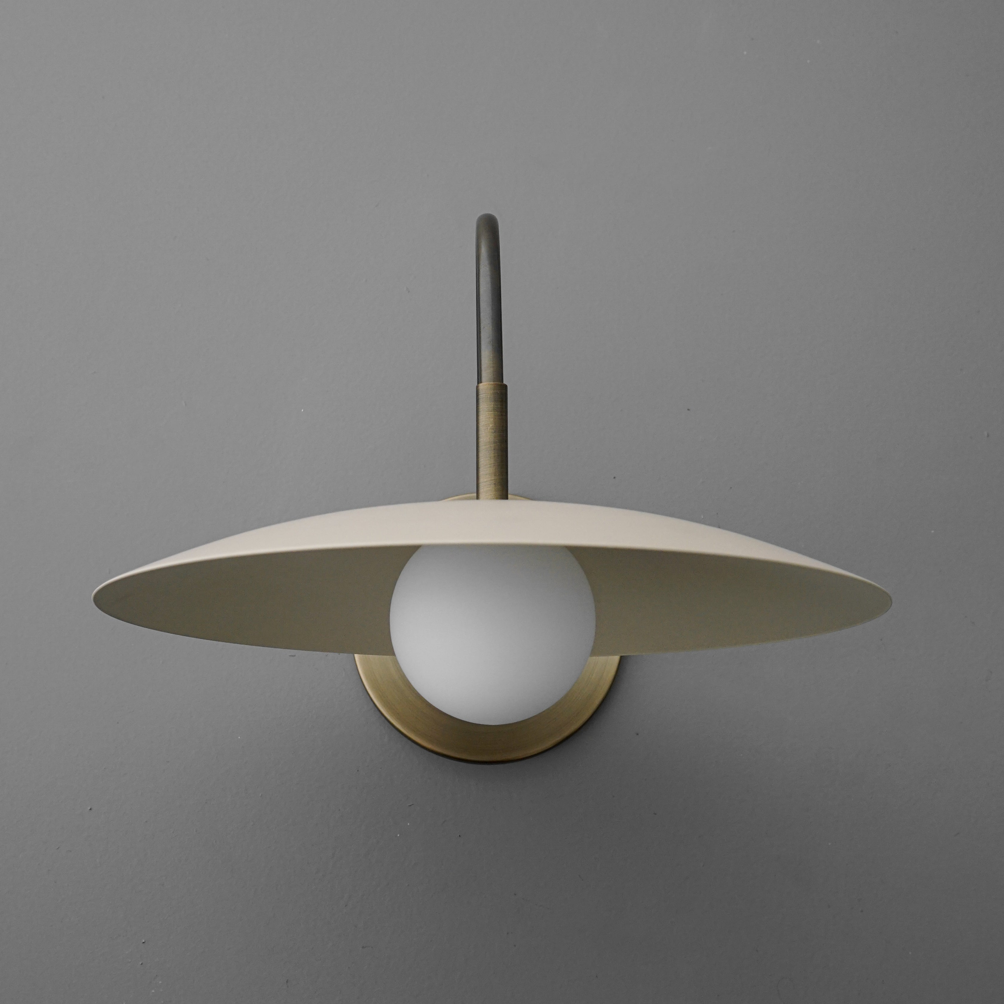 Disc Wall Sconce Metal Modern Bedroom