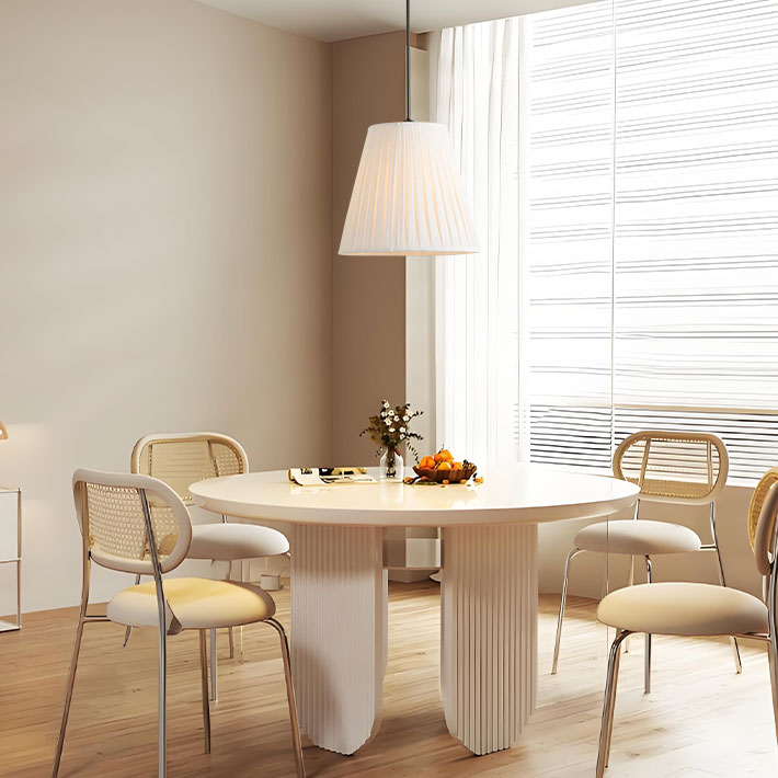 Grace Fabric Pleated Shade Pendant Light