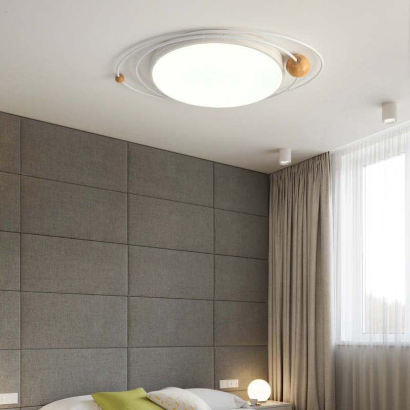 Arisha Modern Ceiling Light LED Wood Living Room - Letslighting