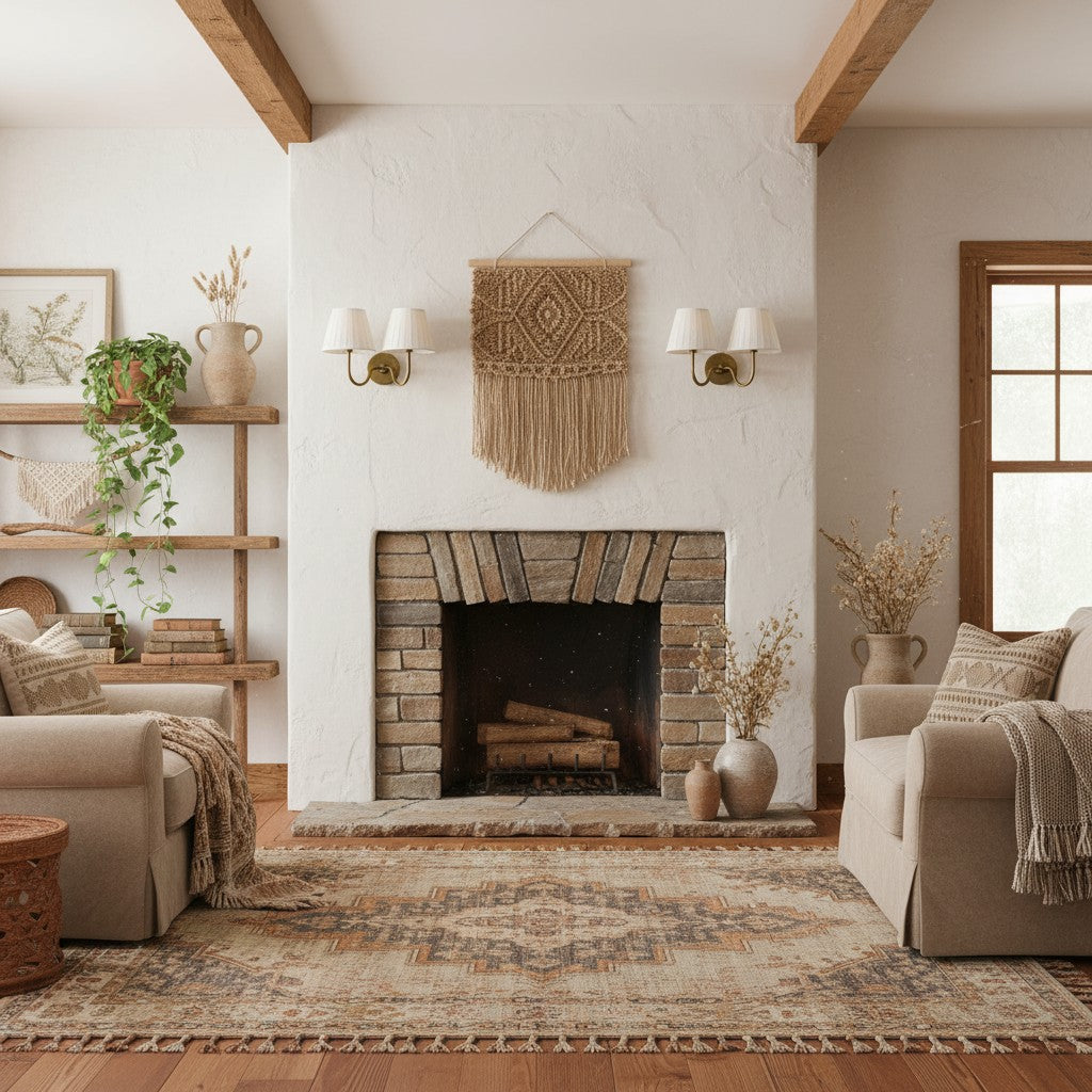 Grace Brass Linen Wall Lamp