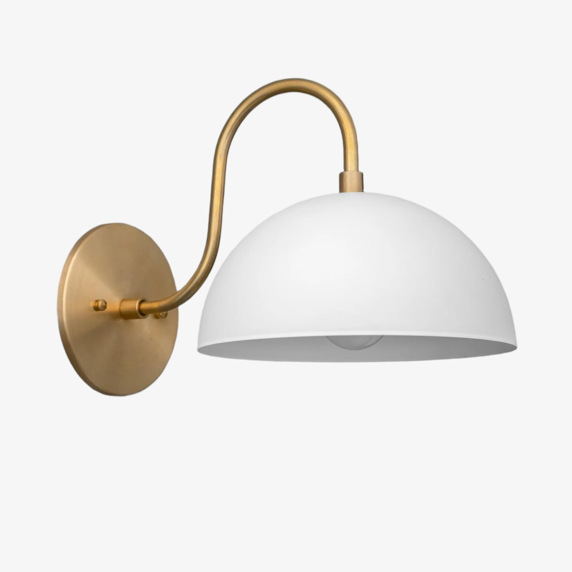 Disc Wall Sconce Metal Modern Vintage Hallway