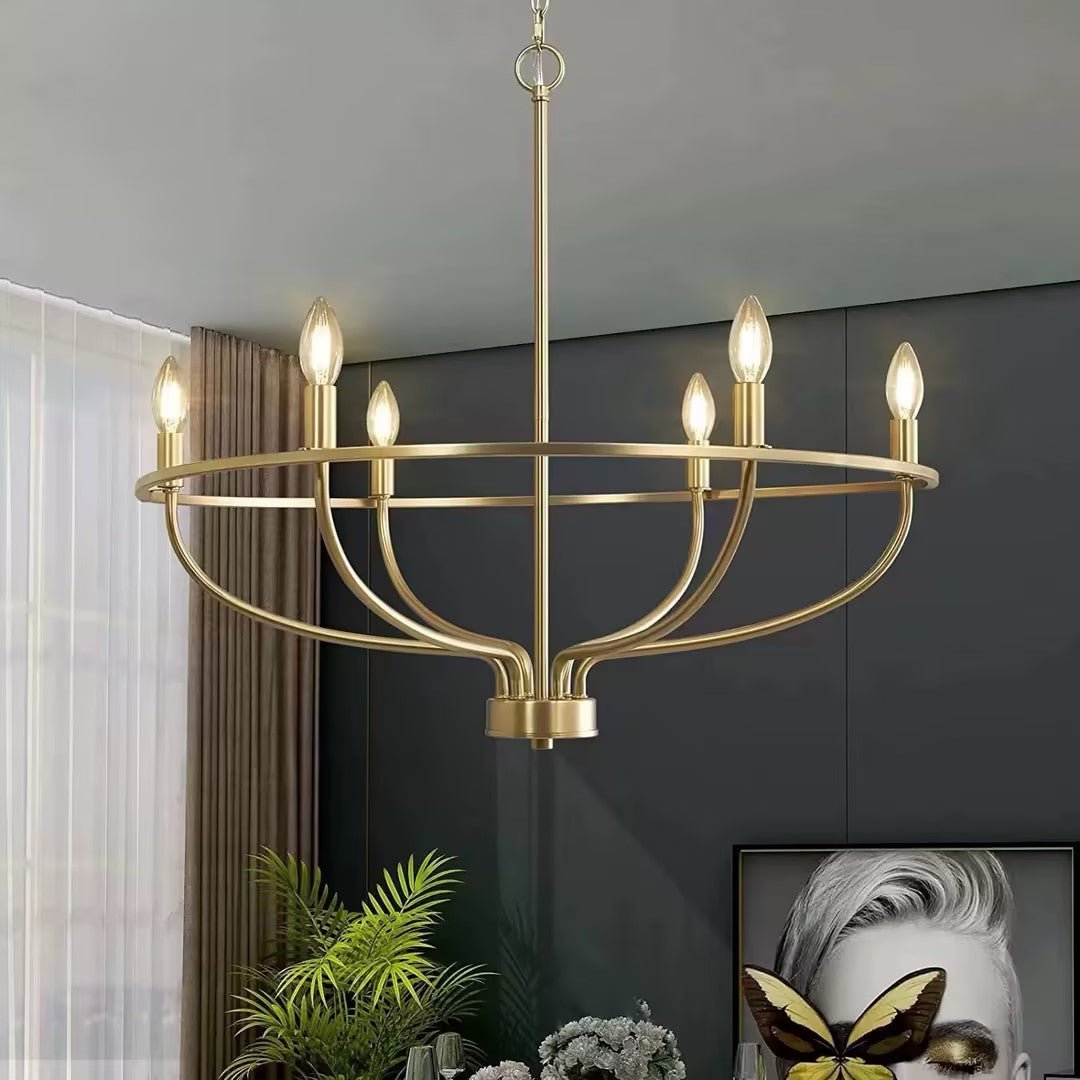 Cisoriel Classic Brass Chandelier - Letslighting