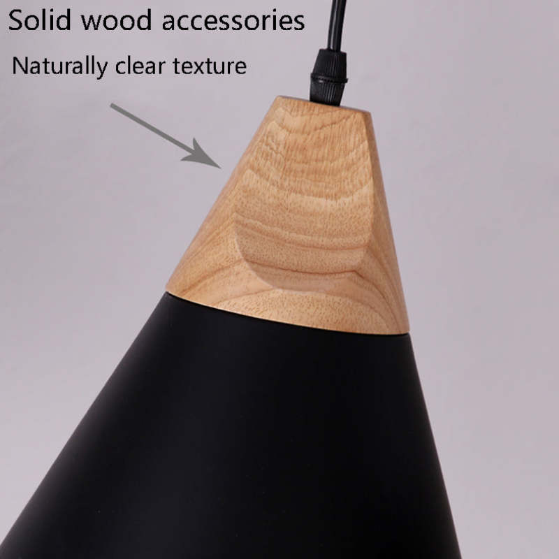 Valentina Multi-Shaped Wood And Pendant Light, 6 Colors - Letslighting