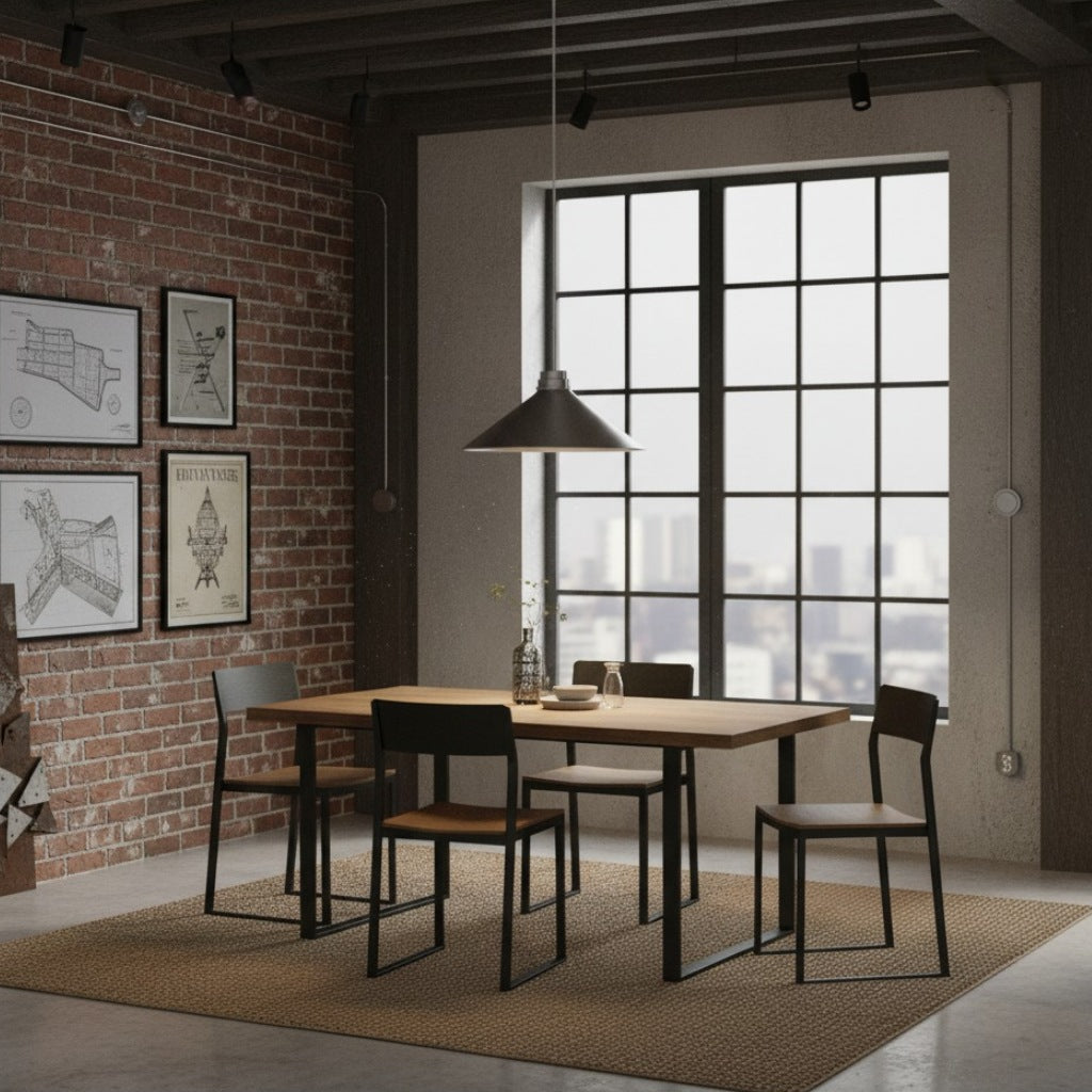 Grange Pendant Light Metal&Glass