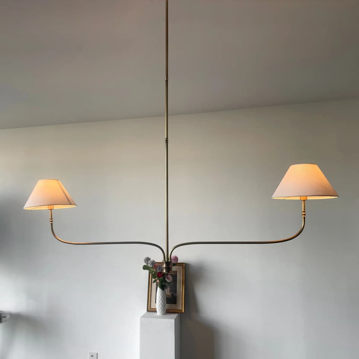 Verge Multi-light Fabric Chandelier