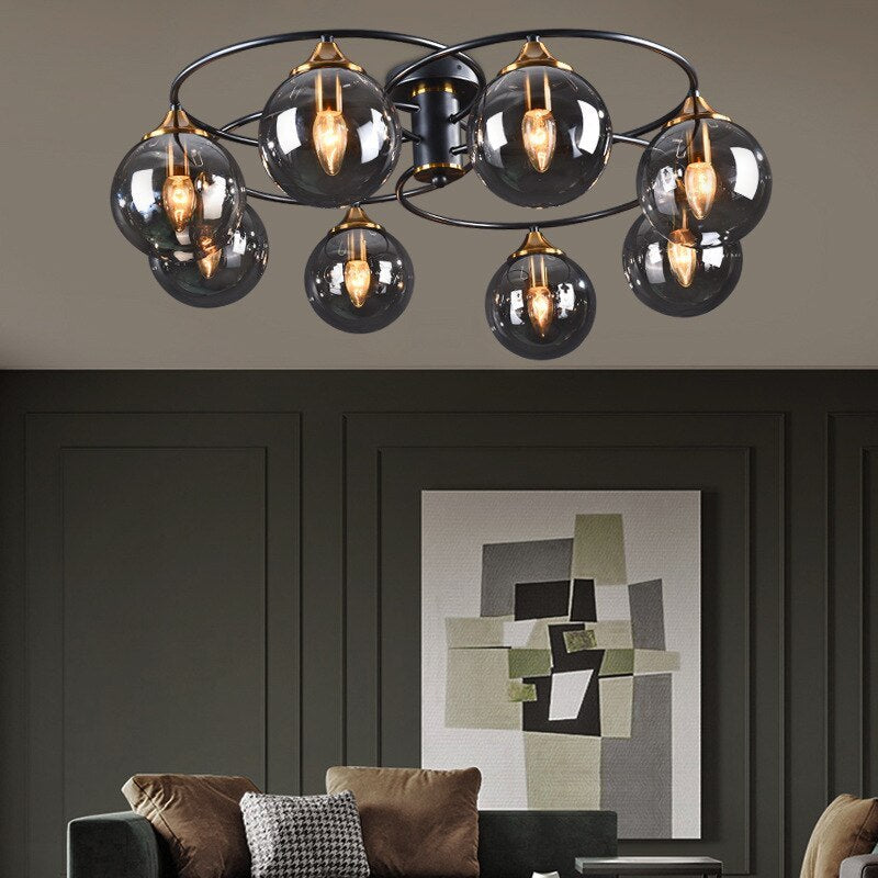 Valentina Nordic Bubble Glass Ceiling Light - Letslighting