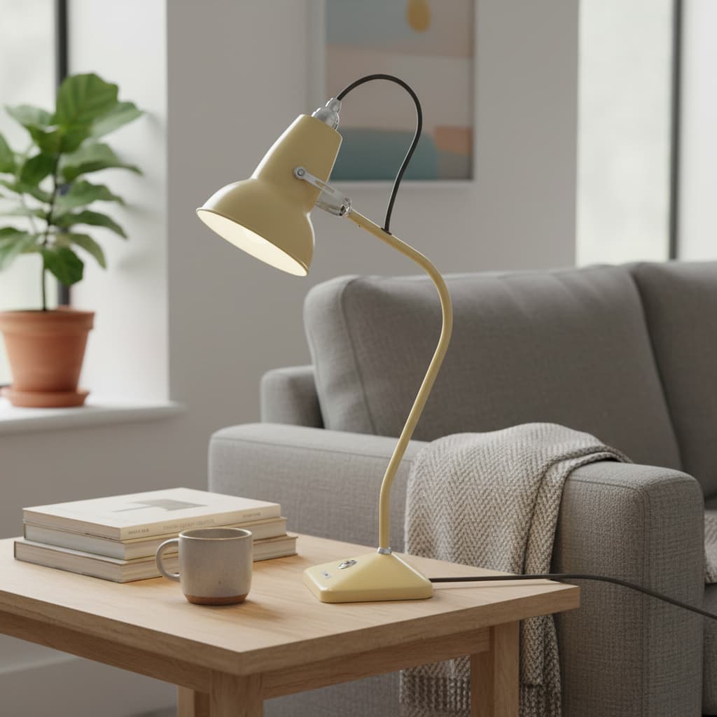 Archive Table Lamp Metal Plug-in