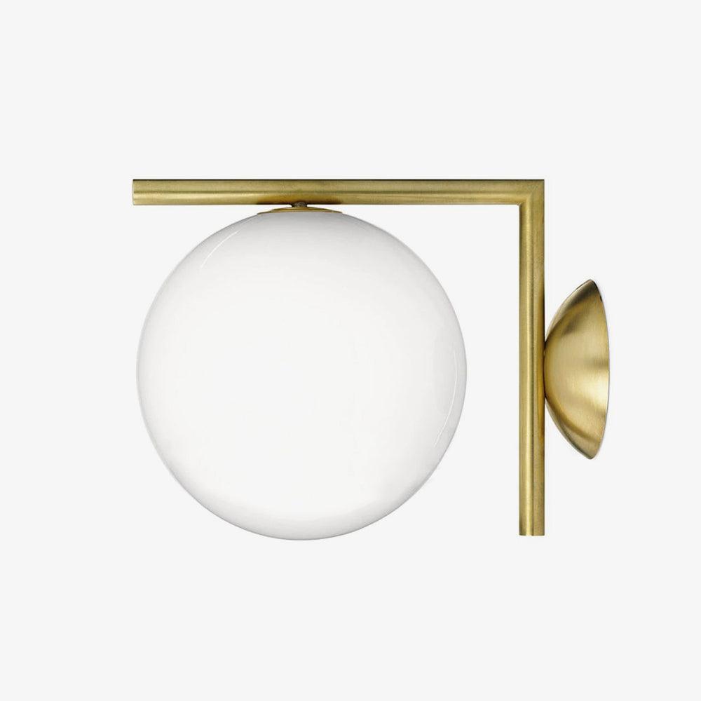 Joanna Modern Minimalist Opal Blown Glass Wall Lamp - Letslighting