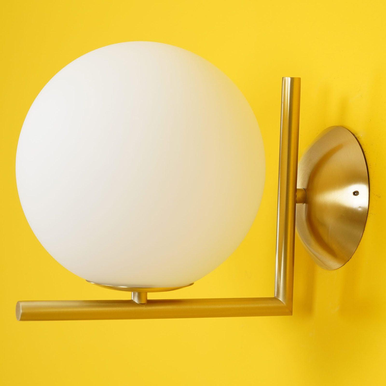 Joanna Modern Minimalist Opal Blown Glass Wall Lamp - Letslighting