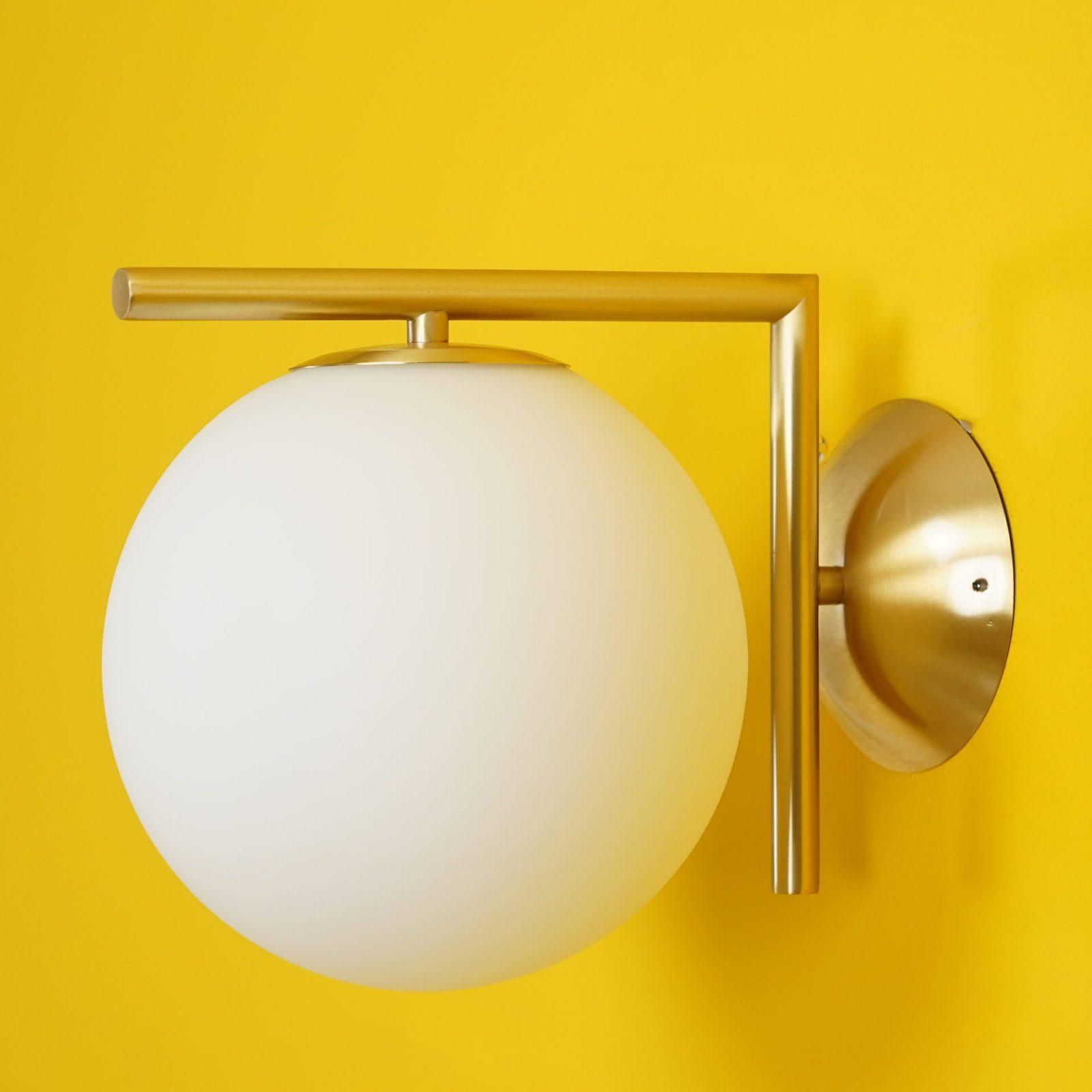 Joanna Modern Minimalist Opal Blown Glass Wall Lamp - Letslighting