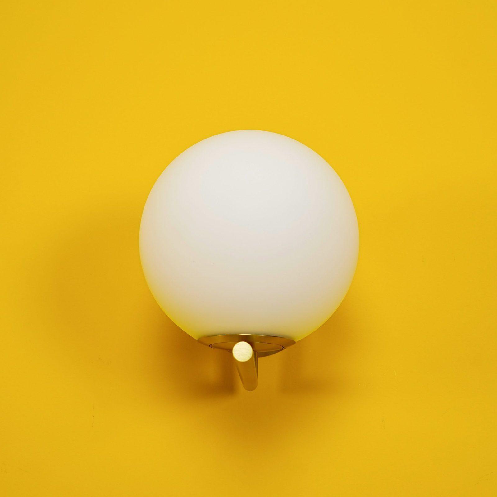 Joanna Modern Minimalist Opal Blown Glass Wall Lamp - Letslighting