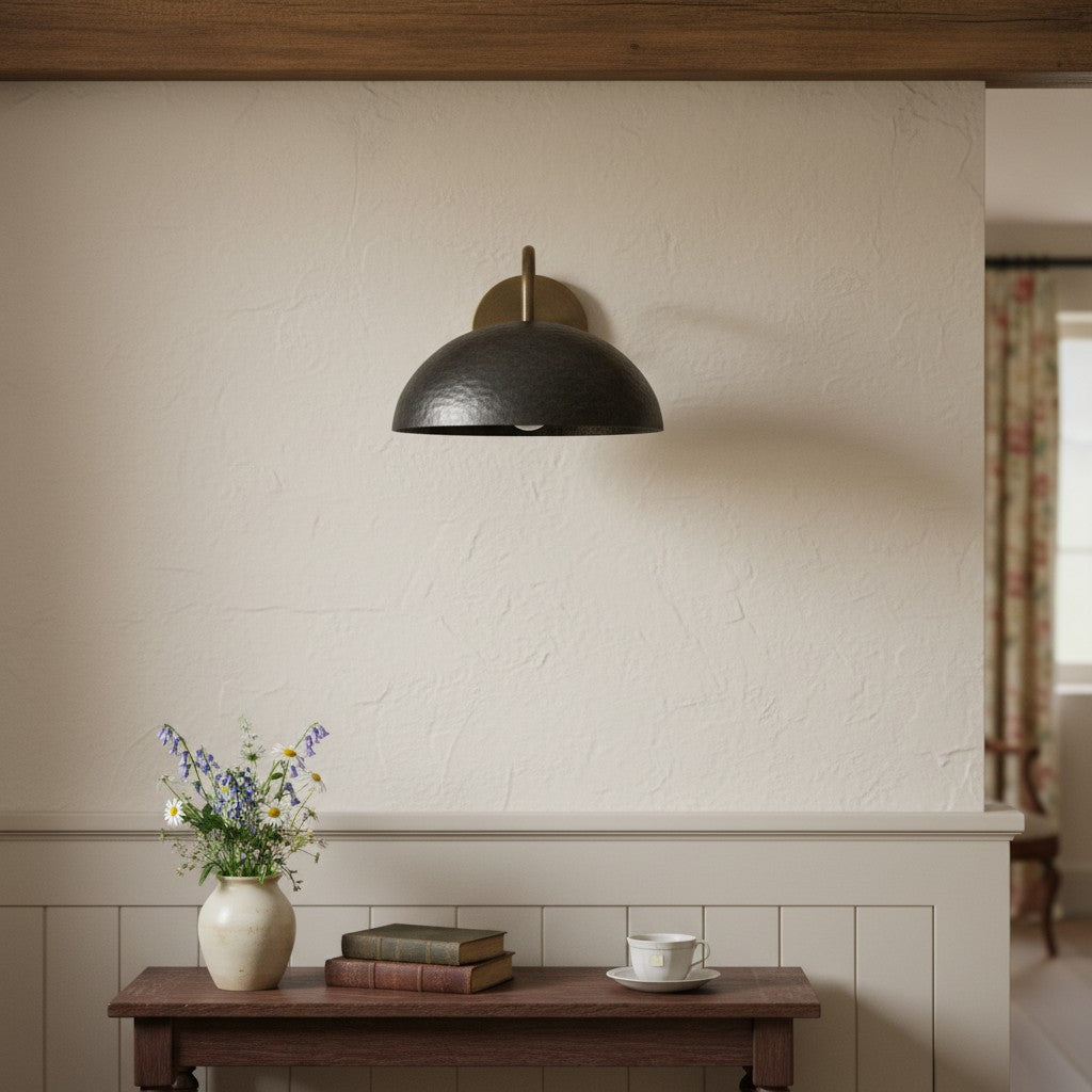 Disc Wall Sconce Metal Modern Vintage Hallway