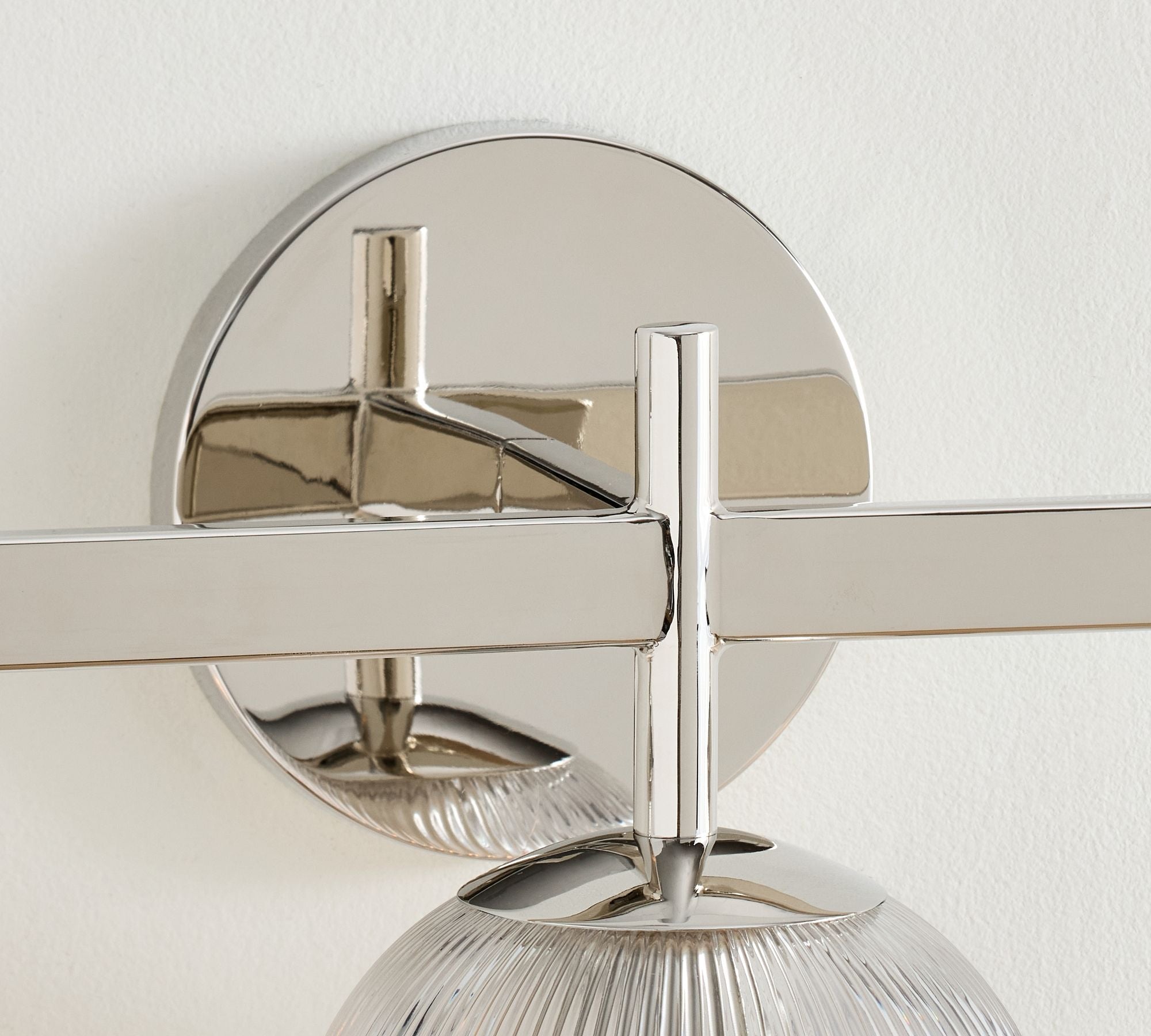 Haze Glass Metal Wall Light