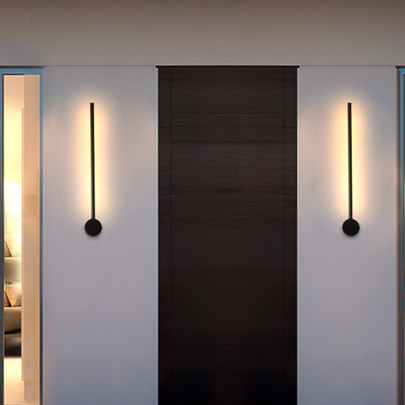 Edge Minimalist Rotatable Linear LED Outdoor Wall Lamp Metal Corridor Garden