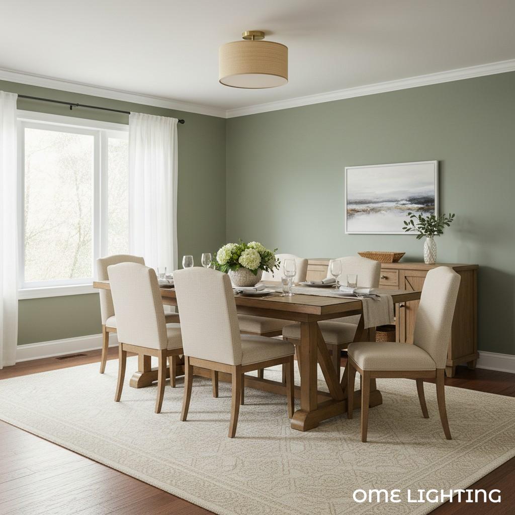 Rowan Ceiling Light Paper Brass