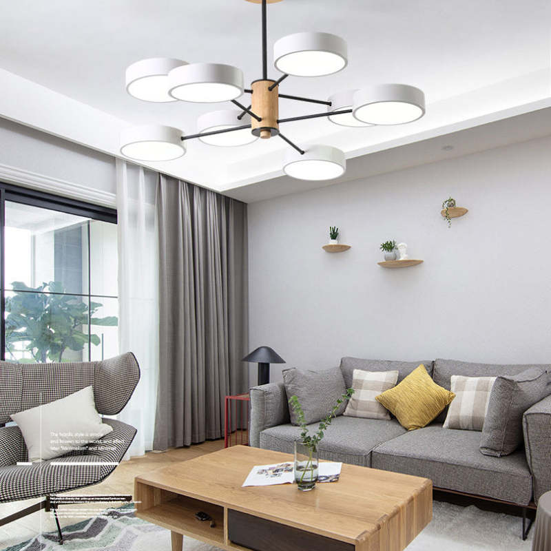 Arisha Art Deco Pendant Light Wood - Letslighting