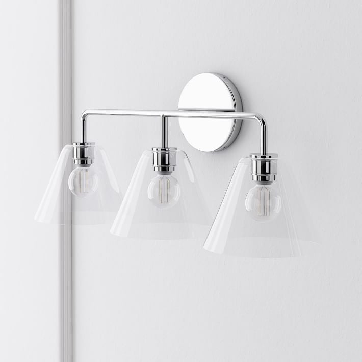Cone Wall Sconce Milk Glass Living Room