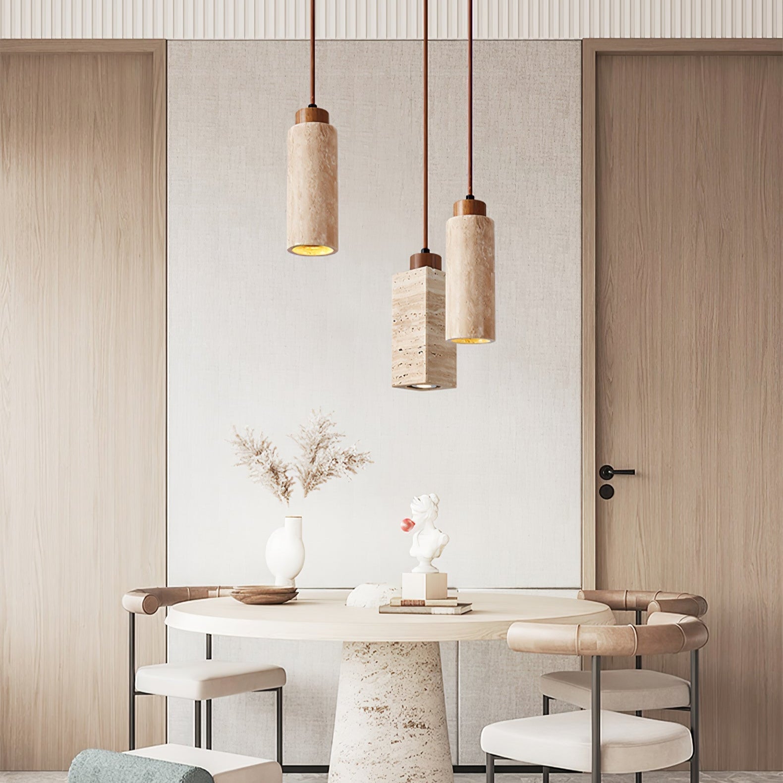 Avloris Travertine Pendant Light - Letslighting