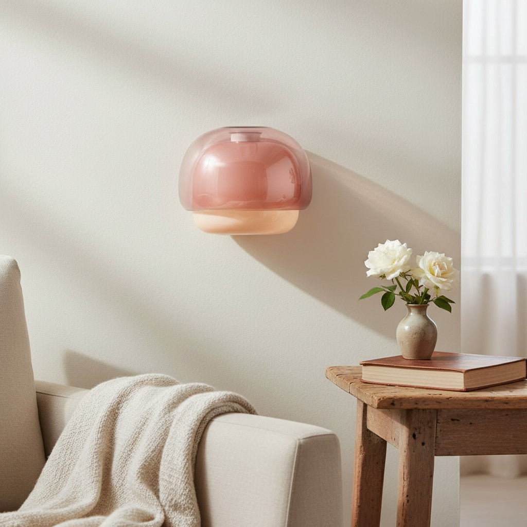 Orbit Colored Modern Vintage Glass Wall Lamp