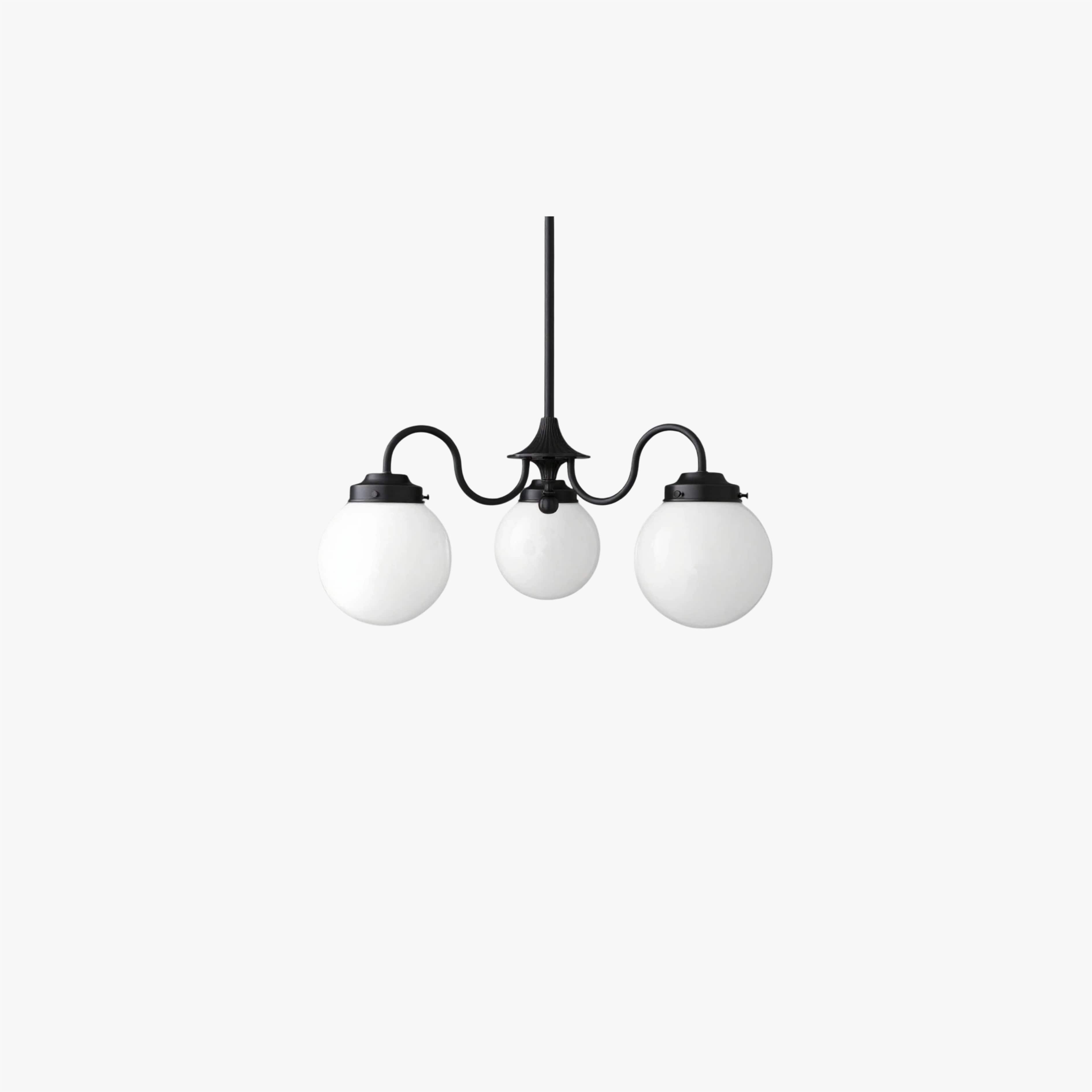 Pearl 3-Light Glass Chandelier