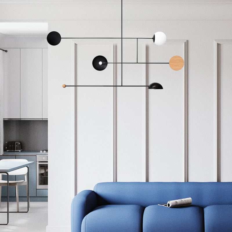 Avi Minimalist Round Led Pendant Light, Living Room - Letslighting