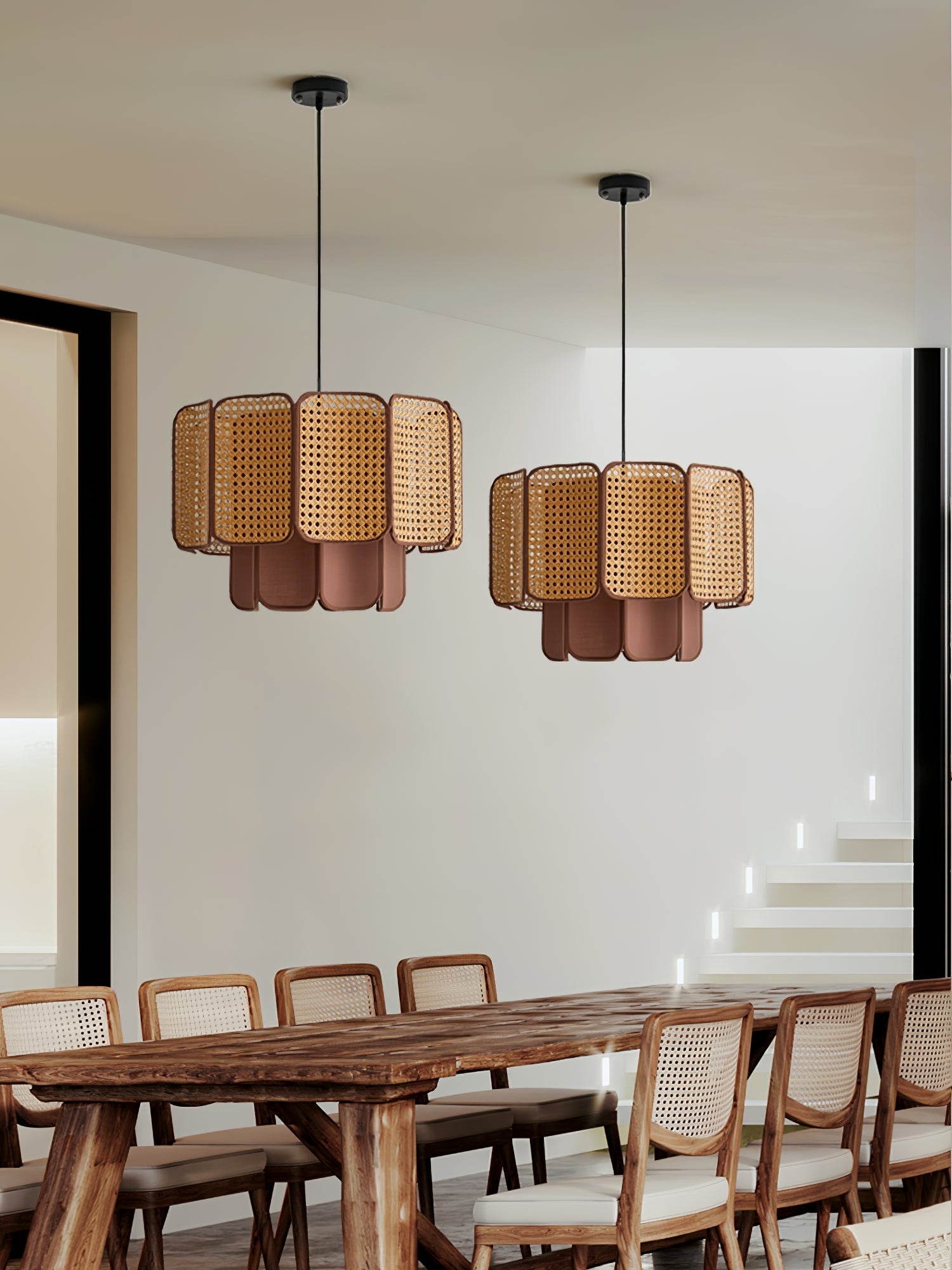 Cane Vintage Fabric Pendant Lamp - Letslighting