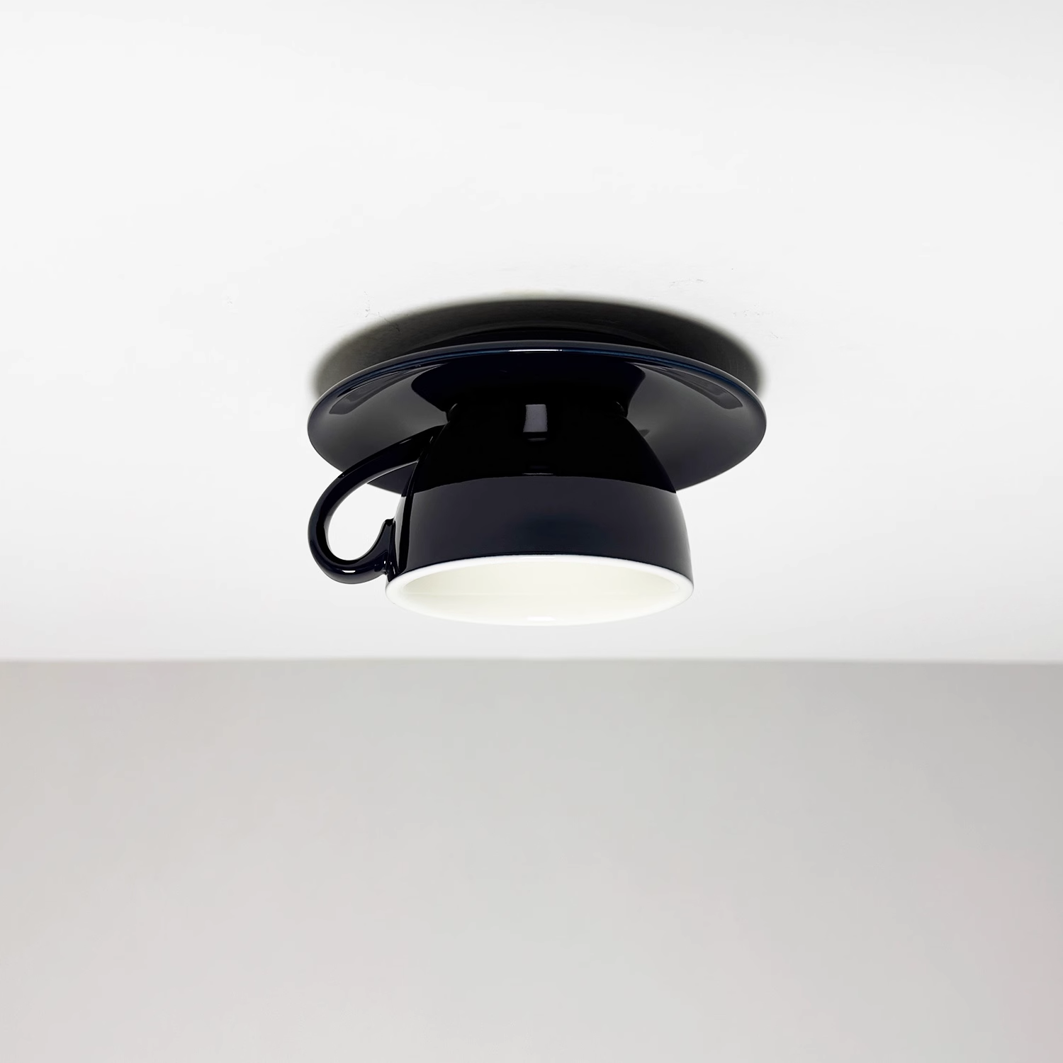 Valentina Modern Coffee Cups Ceramic Flush Ceiling Lighting