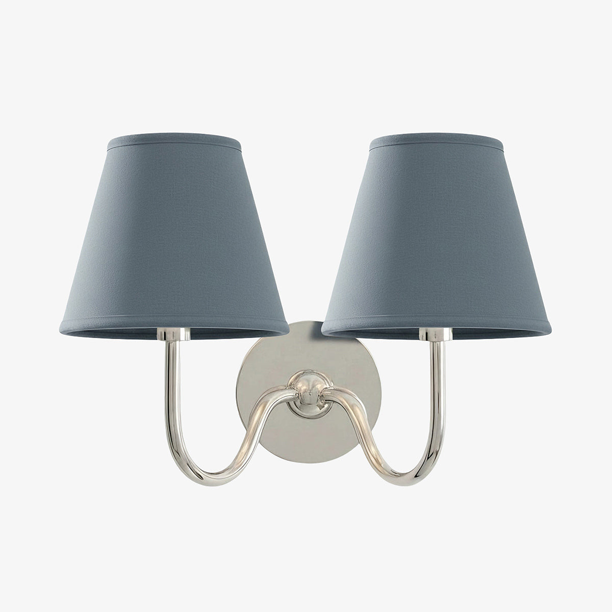 Grace Brass Linen Wall Lamp