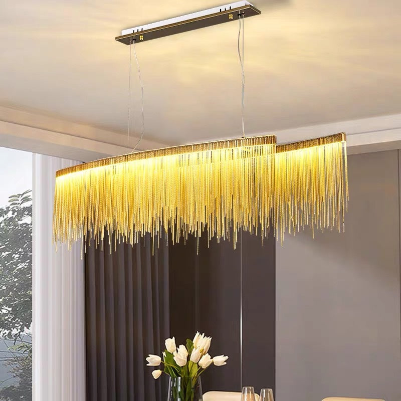 Kristy Luxury Tassel Acrylic Pendant Light - Letslighting
