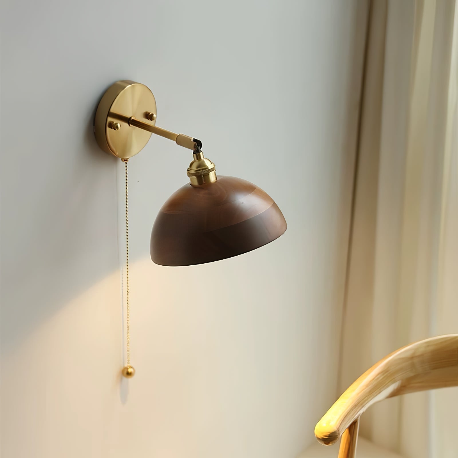 Muto Vintage Pull Chain Switch Wall Lamp Plug-IN /Hardwire - Letslighting
