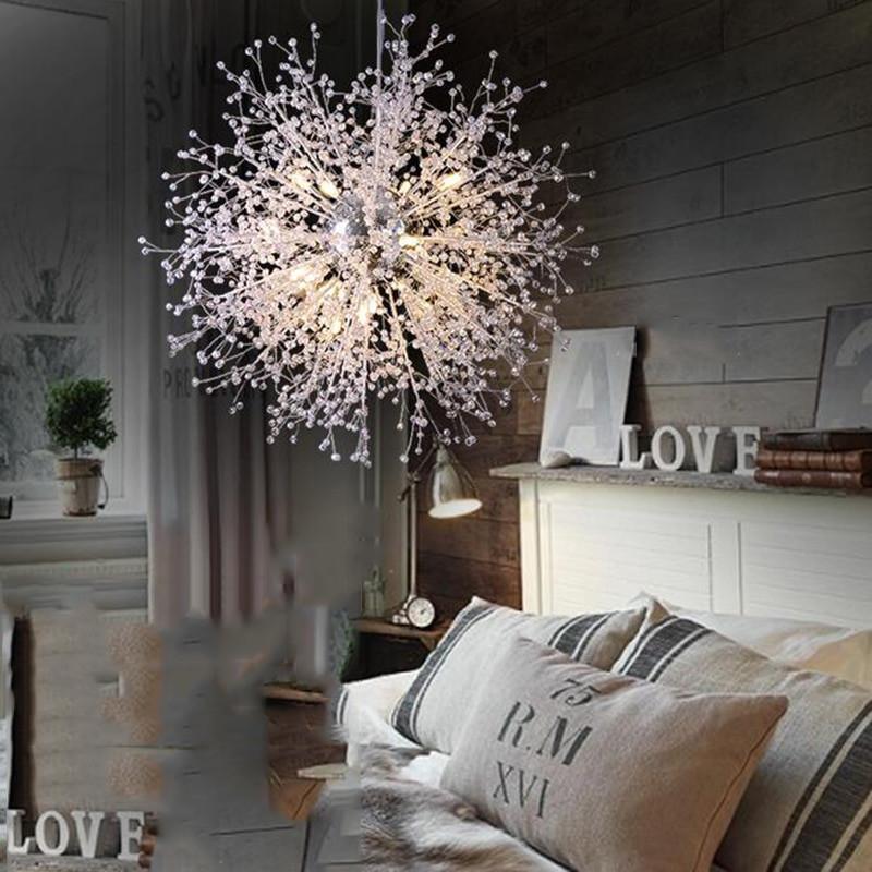 Lustra Chandelier Crystal Dandelion with Crystals - Letslighting