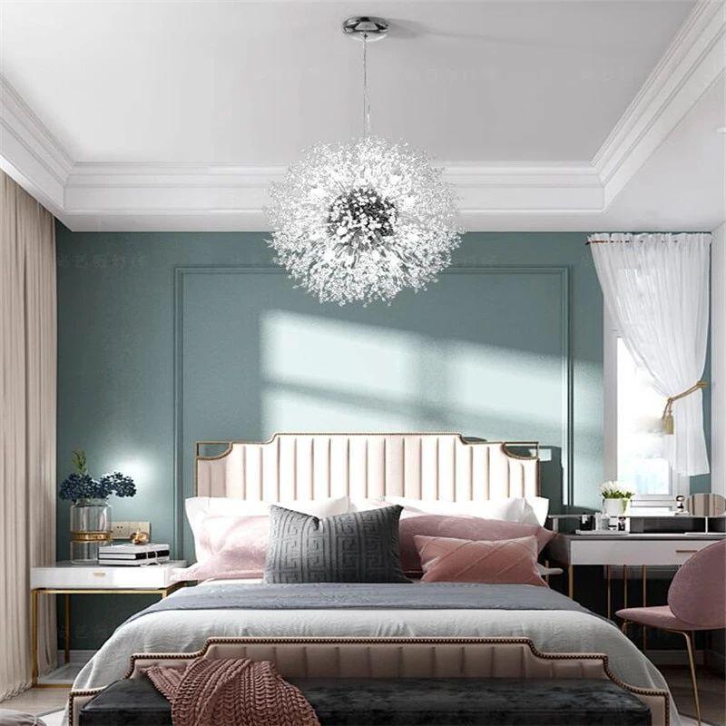 Lustra Chandelier Crystal Dandelion with Crystals - Letslighting