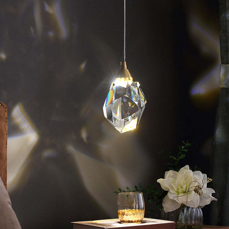 Kristy Moonshadow Crystal Pendant Light Bedroom Dining Room
