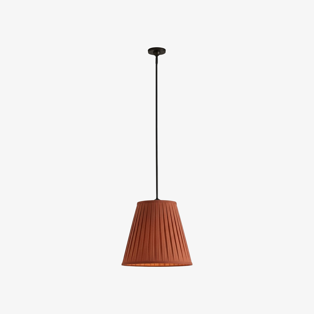 Grace Fabric Pleated Shade Pendant Light