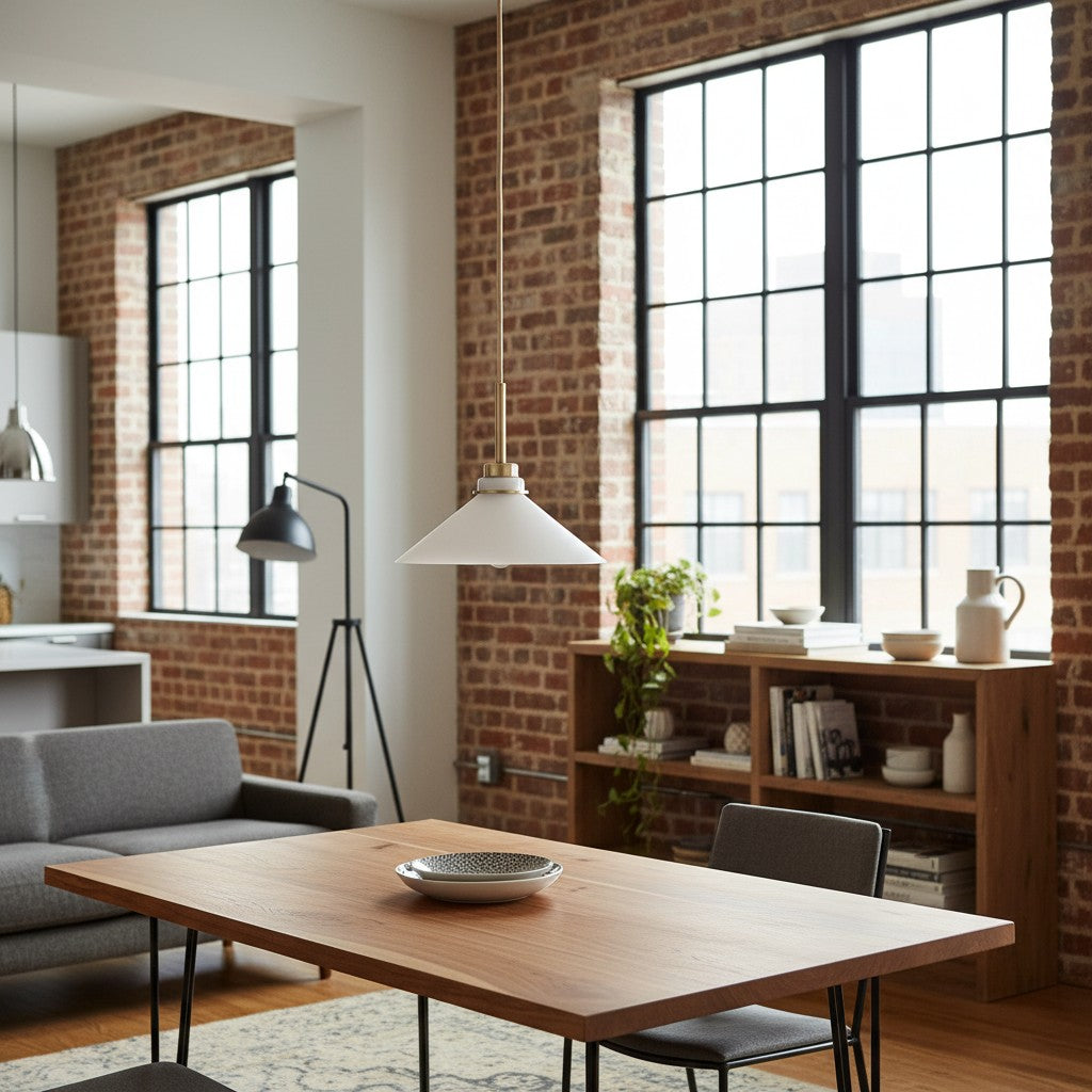 Grange Pendant Light Metal&Glass