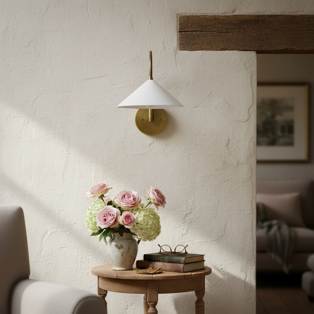 Disc Metal Vintage Wall Sconce Vintage Bedroom