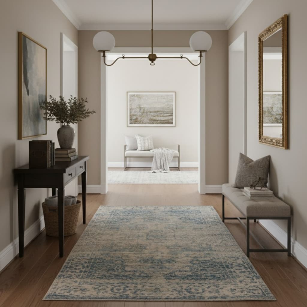 Pearl Glass Brass Chandelier