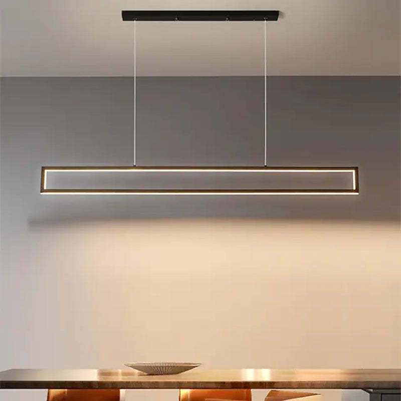 Arisha Modern Vertical Rectangular Pendant Light - Letslighting