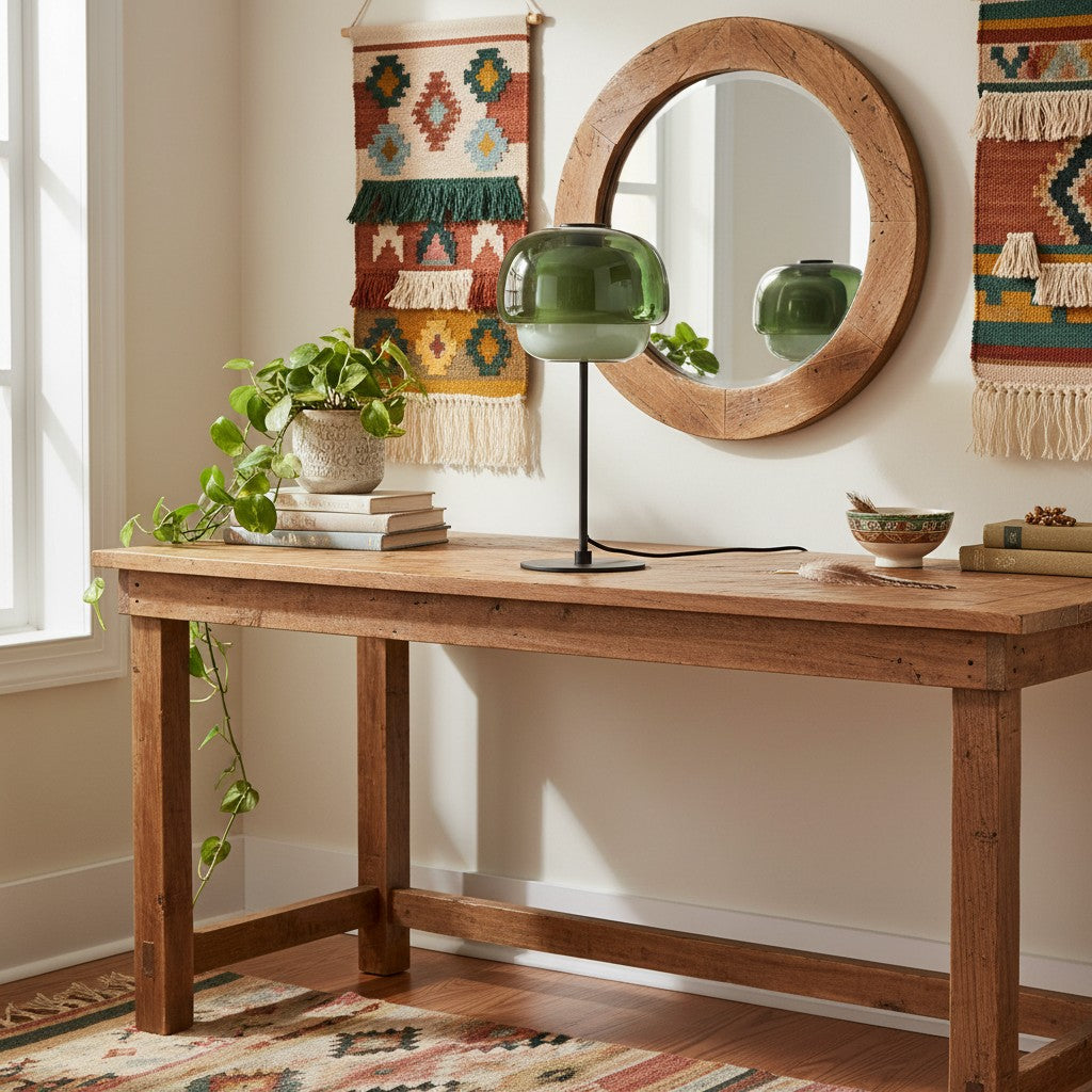 Orbit Glass Table Lamp For Living Room