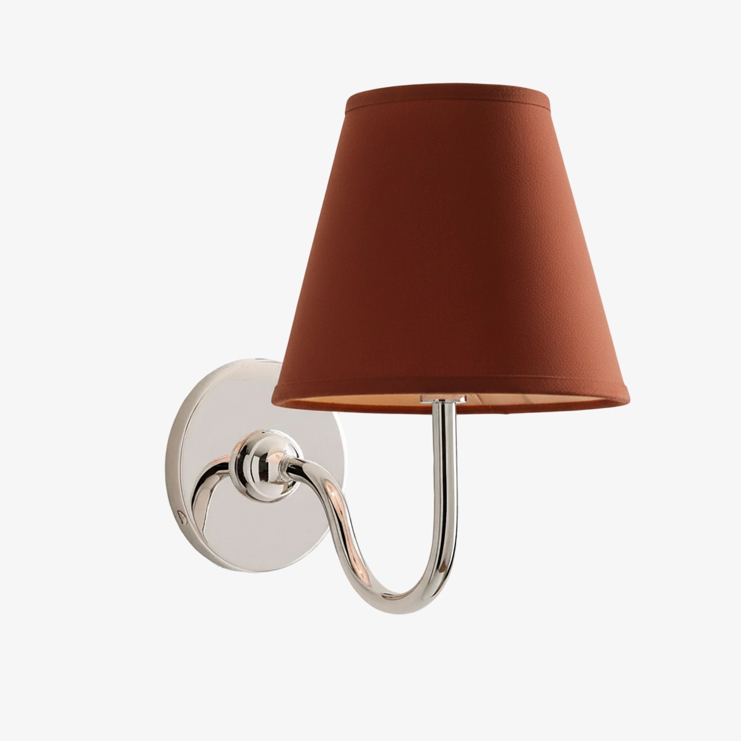 Grace Brass Linen Wall Lamp