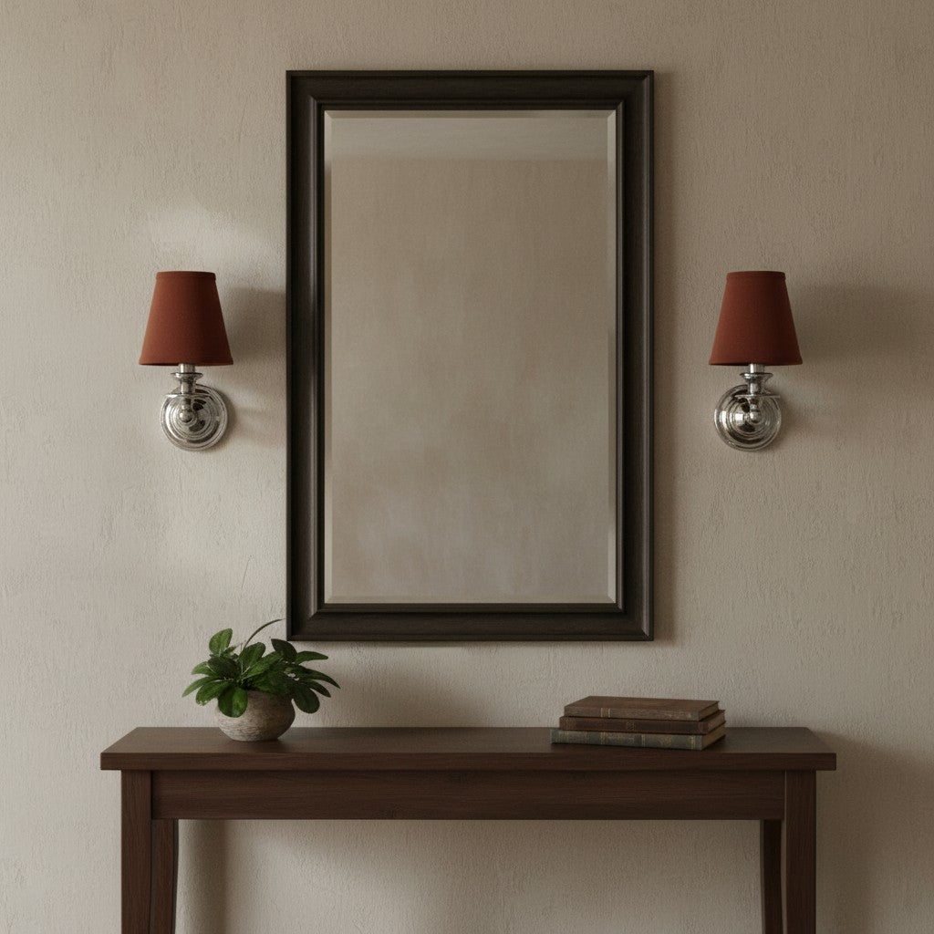 Elite White Fabric Wall Sconce Contemporary Bathrooms