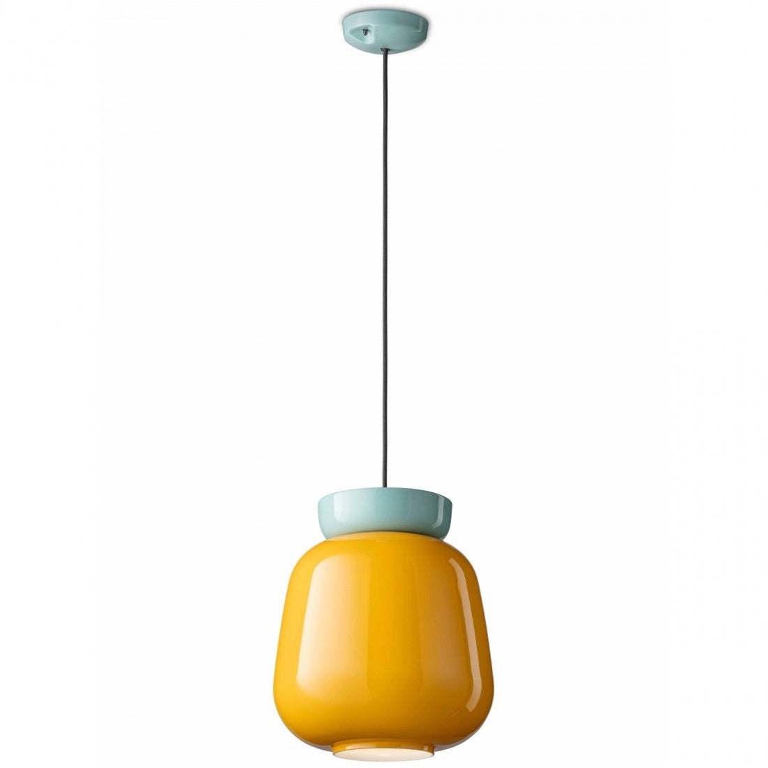 Hues Ceramic Bowl Pendant Light