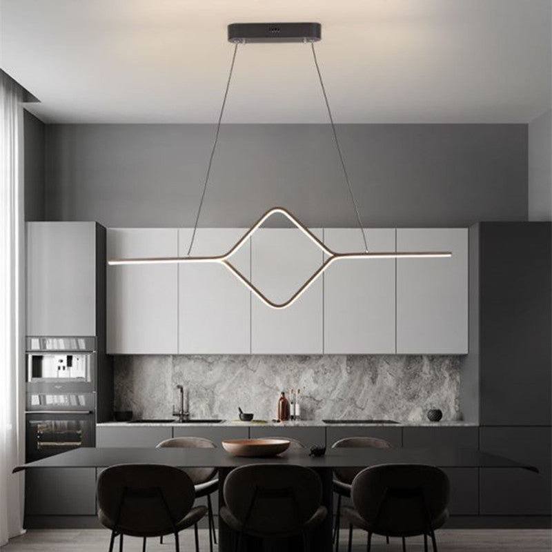 Arisha Modern Linear Square Pendant Light - Letslighting