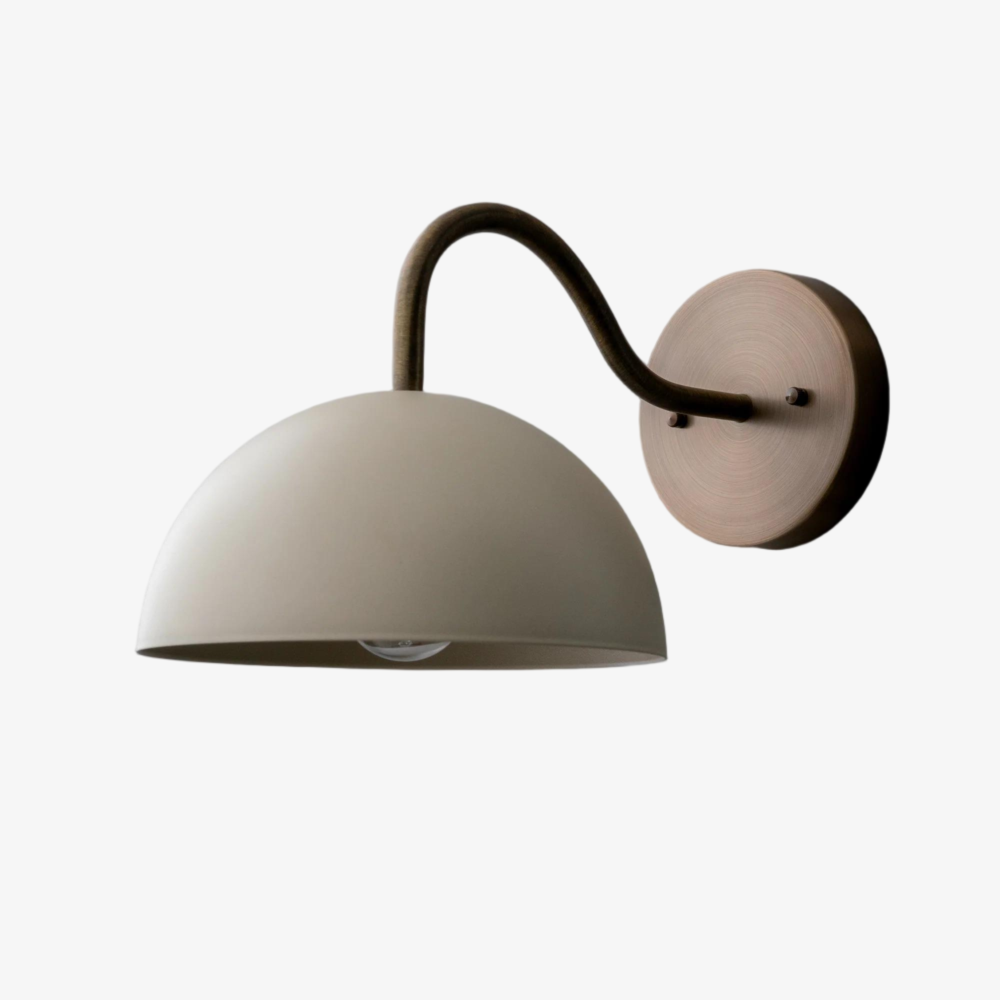Disc Wall Sconce Metal Modern Vintage Hallway