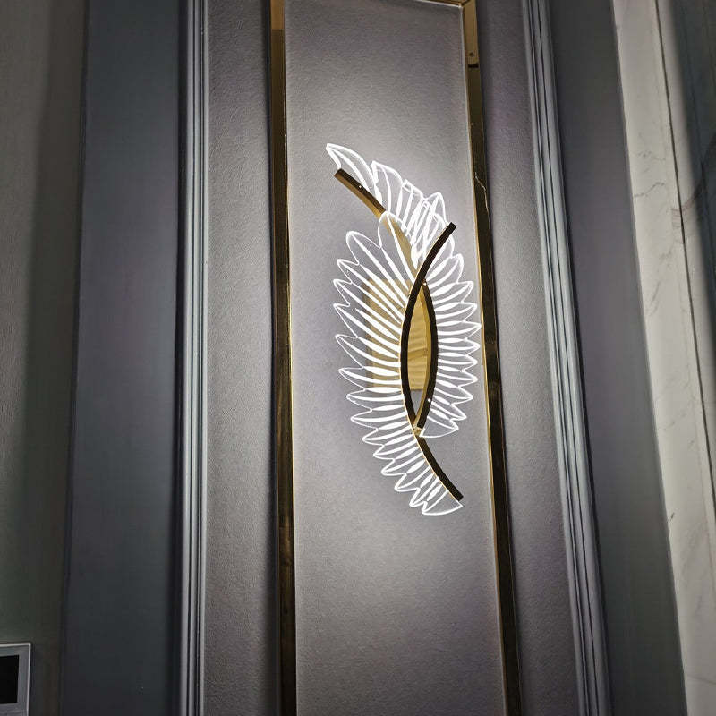 Kristy Modern Crystal Wall Lamp Wings Design Sconce for Bedroom - Letslighting
