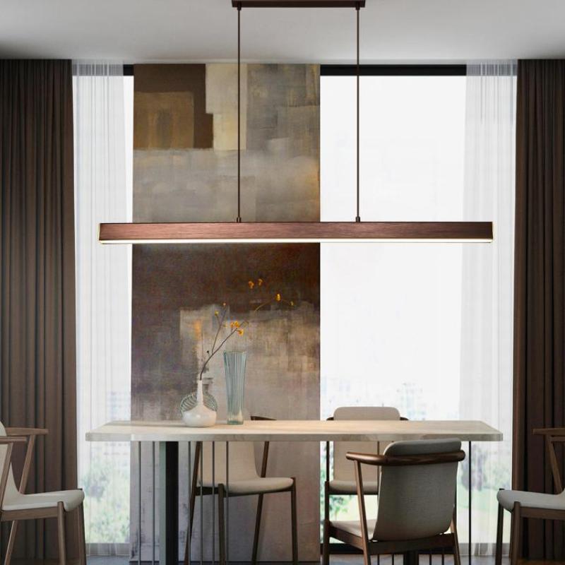 Edge Modern Linear Metal LED Pendant Light